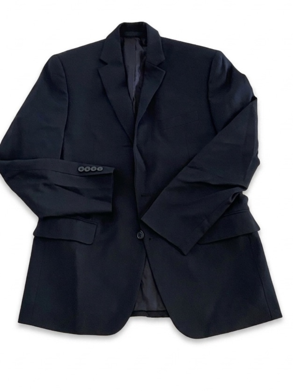 Lauren Ralph Lauren Men’s Black Two Button Blazer Size 40 Regular A1